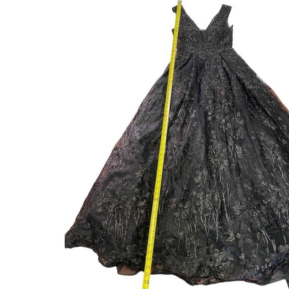 Mac Duggal Beaded Tulle Ball Gown - Picture 14 of 16